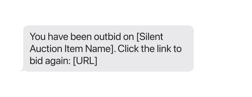 Outbid SMS