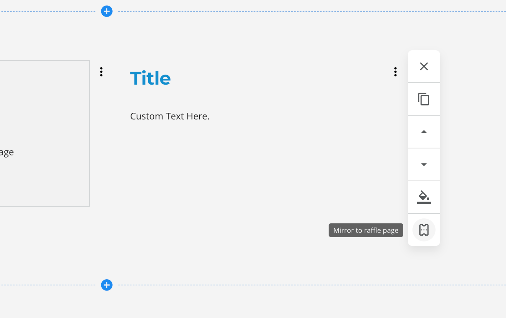 How to Edit Your Raffles Page