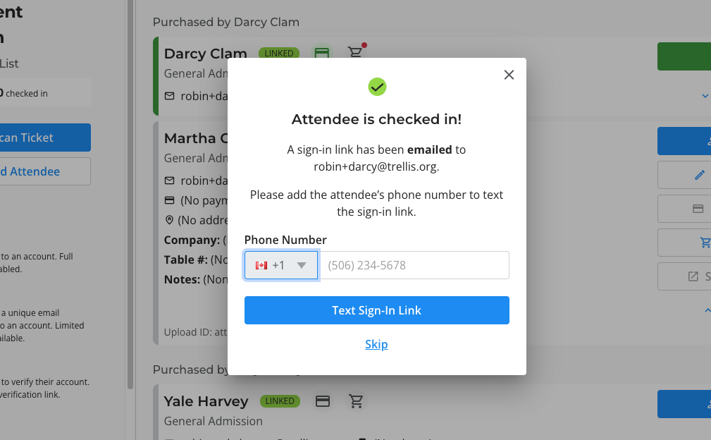 How to Check In Attendees Using the Check-In Tool