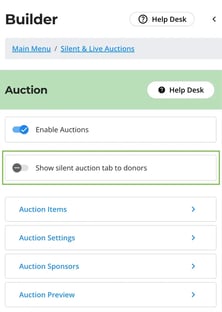 auction tab